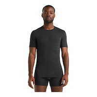 Icebreaker Men's Anatomica Short Sleeve Base Layer Top Front_Flat