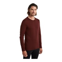 Icebreaker Men's 200 Oasis Long Sleeve Crewe Thermal Top Front_Angled_Right