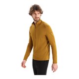 Icebreaker Men's 260 Tech Half Zip Long Sleeve Thermal Top Front_Angled_Left