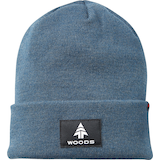 Woods Men's Classic Cuffed Beanie Front_Flat