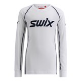 Swix Junior Racex Classic Long Sleeve Baselayer Top Front_Flat