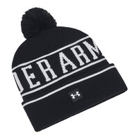 Under Armour Men's Halftime Pom Beanie Front_Flat