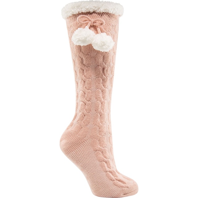 Ripzone Women's Reading Winter Socks, Plush, Non-Slip Side_Right