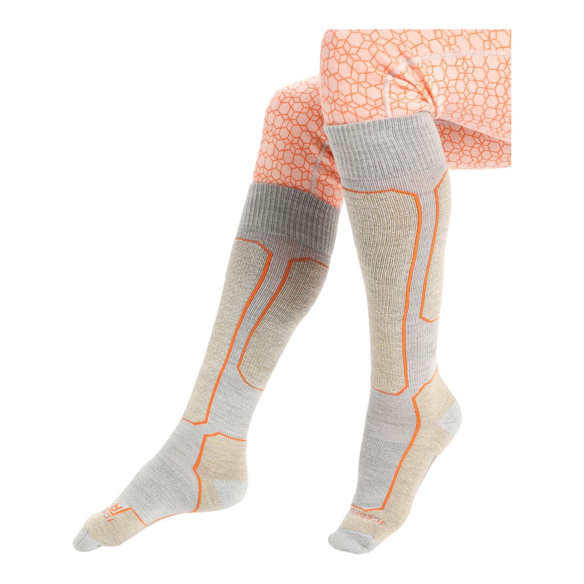 Icebreaker Women's Ski+ Over The Calf Merino Socks