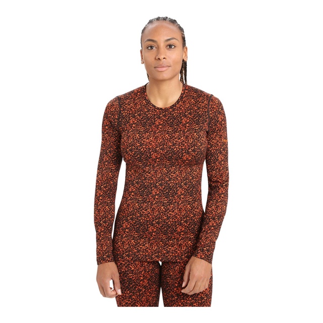 Icebreaker Women's 200 Oasis Lichen Long Sleeve Crewe Top