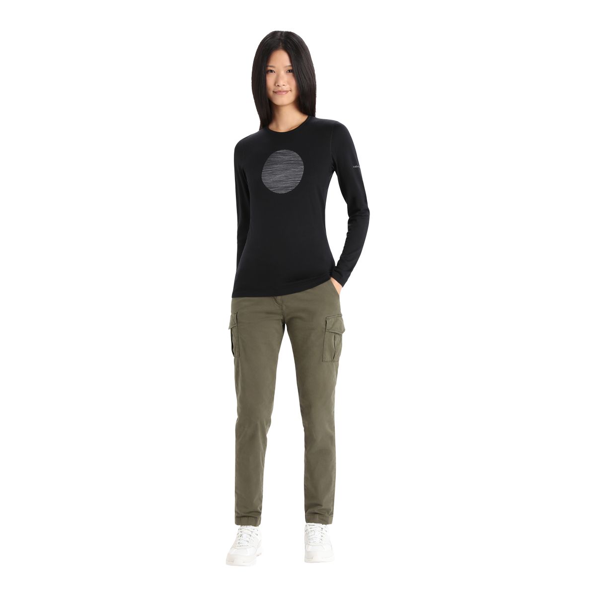 Icebreaker Women's 200 Oasis Ski Long Sleeve Crewe Top