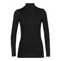 Icebreaker Women's 260 Tech Turtleneck Long Sleeve Shirt Front_Flat