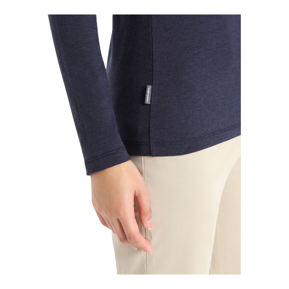 Icebreaker Women's Central Classic Sunset Long Sleeve T Shirt