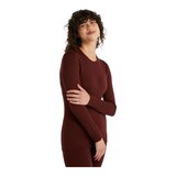 Icebreaker Women's 200 Oasis Long Sleeve Crewe Top Front_Angled_Right