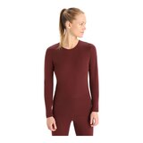 Icebreaker Women's 175 Everyday Long Sleeve Crewe Top Front_Flat