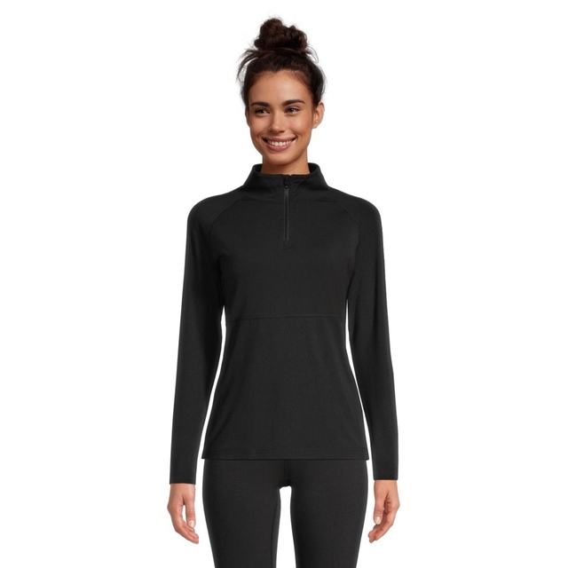 Ripzone Women's Peak Merino Baselayer 1/4 Zip Long Sleeve Top