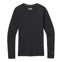 Smartwool Women's Thermal Merino Base Layer Crew Top Front_Flat