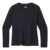 Smartwool Women's Thermal Merino Base Layer Crew Top Front_Flat