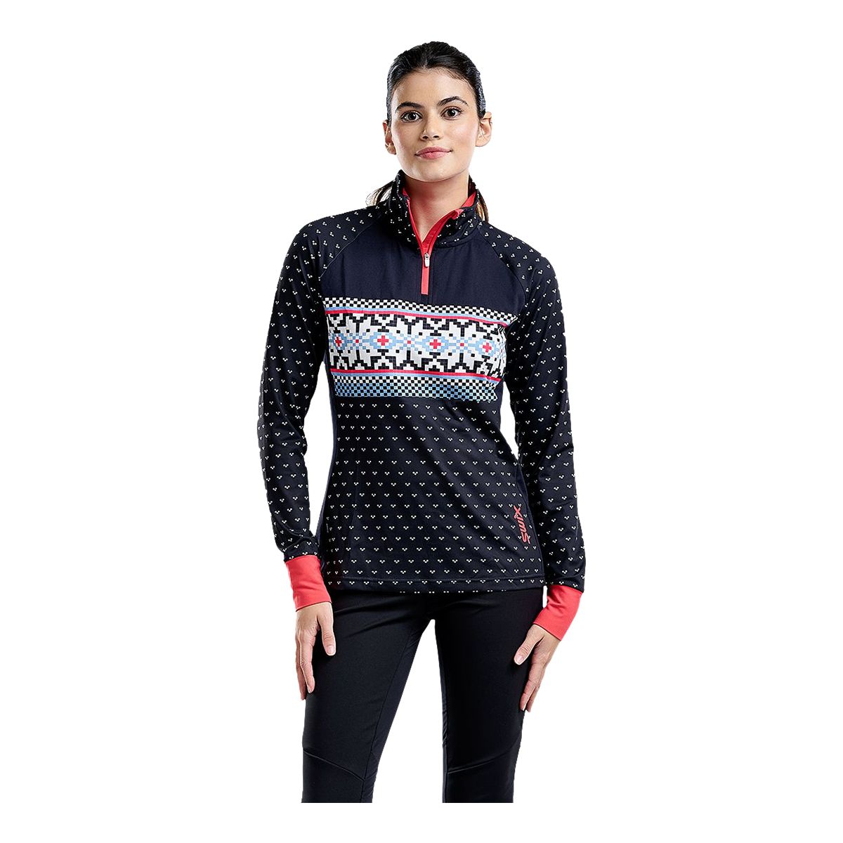 Swix Women's Mayen 1/2 Zip Midlayer Top