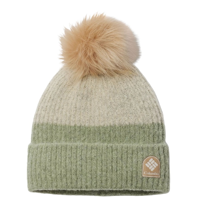 Columbia Winter Blur Pom Pom Toque Front_Flat