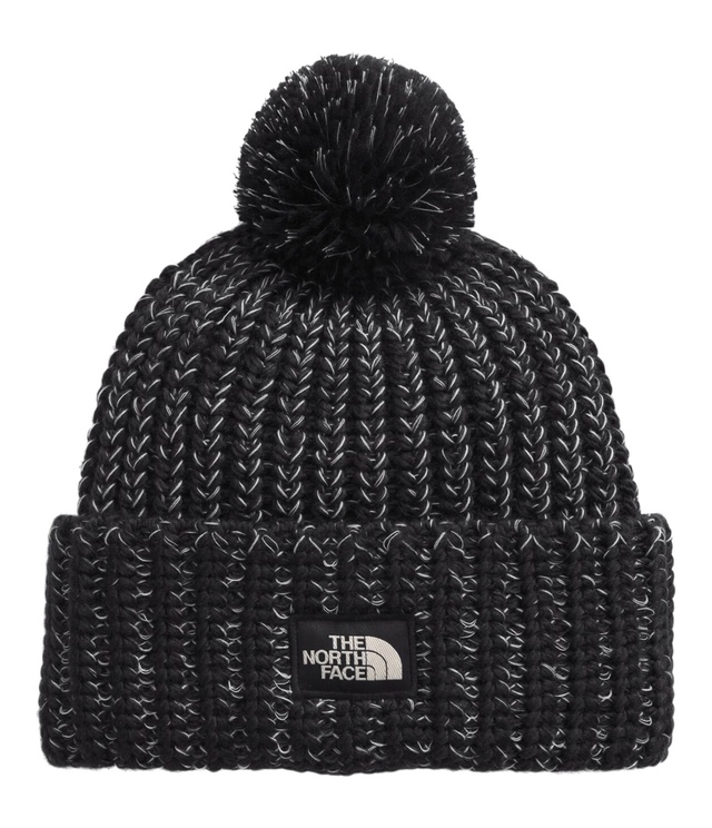 The North Face Women's Knit Cabin Beanie Front_Flat