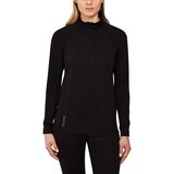 Kombi Women's Merino Blend Zip Baselayer Top Front_Flat