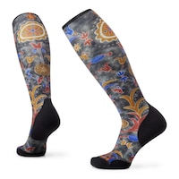 Smartwool Women's Cushioned Floral Print Over The Calf Ski Socks Composite_or_Mixed