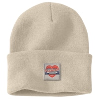 Carhartt Women's Hart Patch Knit Beanie Front_Flat