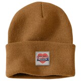 Carhartt Women's Hart Patch Knit Beanie Front_Flat