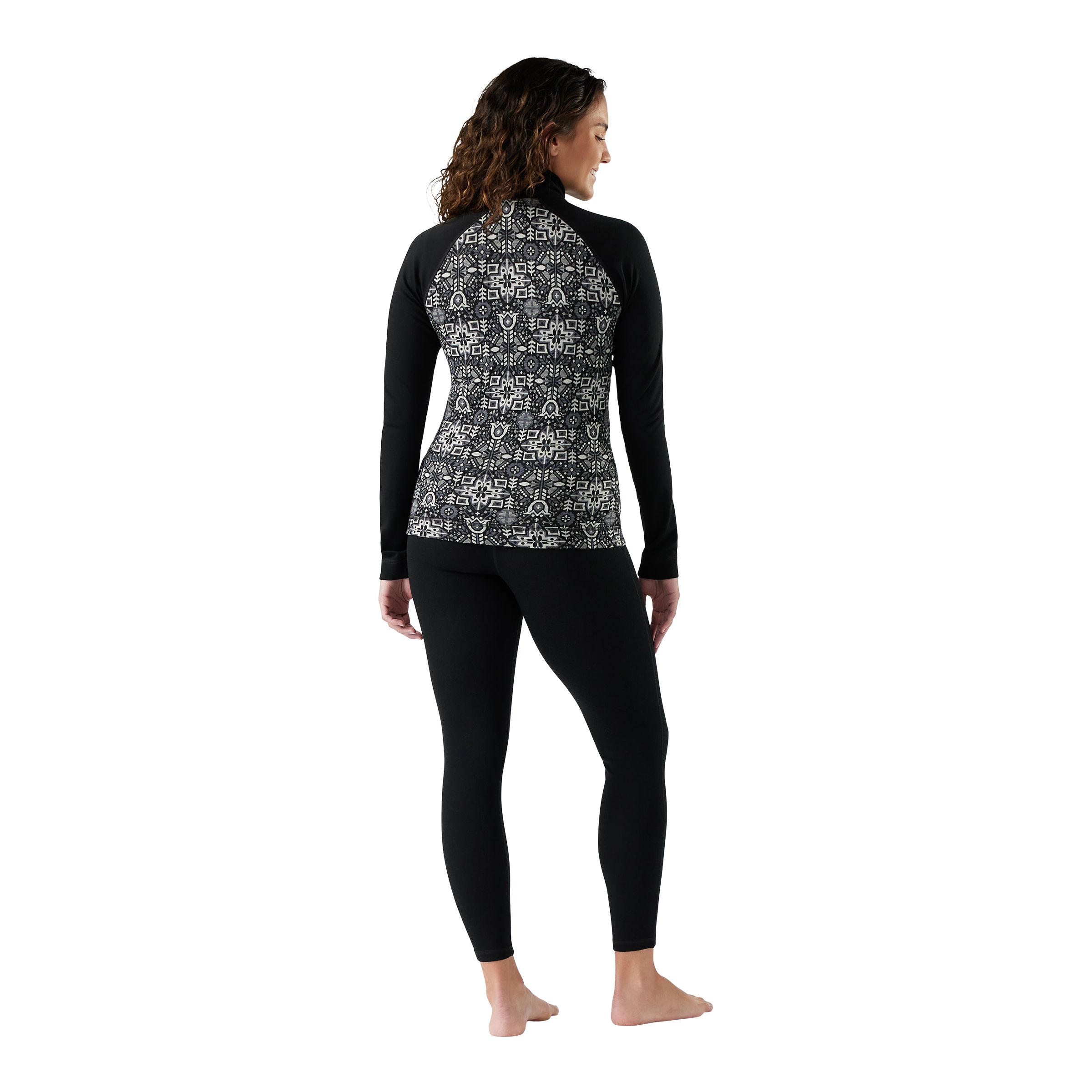Smartwool Women's Classic Merino Wool Baselayer Quarter Zip Long Sleeve Top