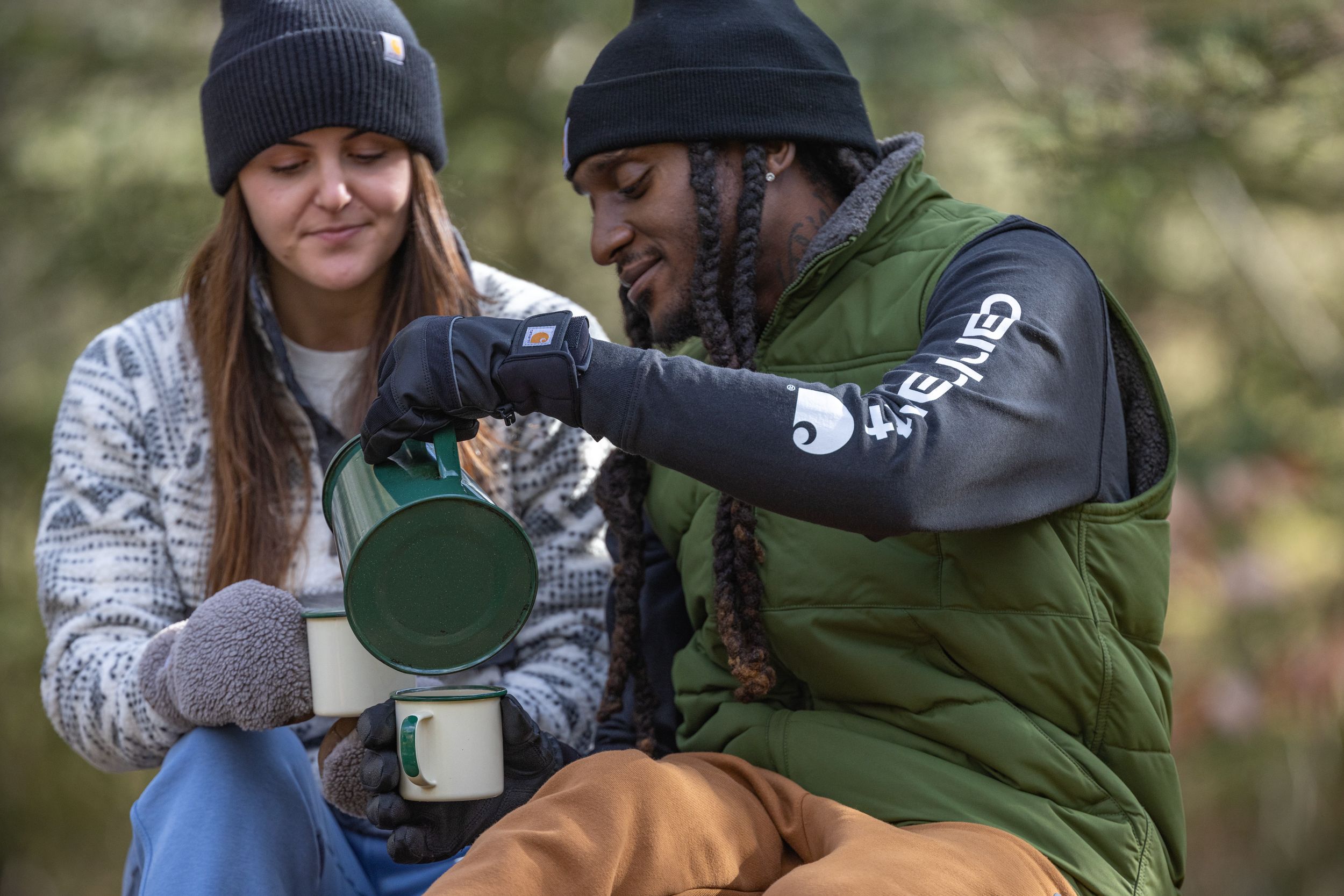 Carhartt Women's Knit Pom-Pom Cuffed Beanie