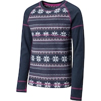 Ripzone Kids' Baselayer Print Sweatshirt Front_Three_Fourths_Angled_Left