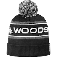 Woods Kids' Classic Pom Beanie Front_Flat