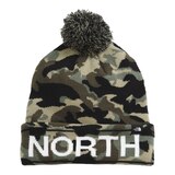 The North Face Boys' Ski Tuke Pom Beanie Front_Flat