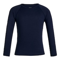 Icebreaker Kids' 200 Oasis Long Sleeve Crewe Top Front_Flat