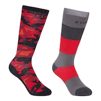 Kombi Kids' Rumble Ski Socks Front_Three_Fourths_Angled_Right