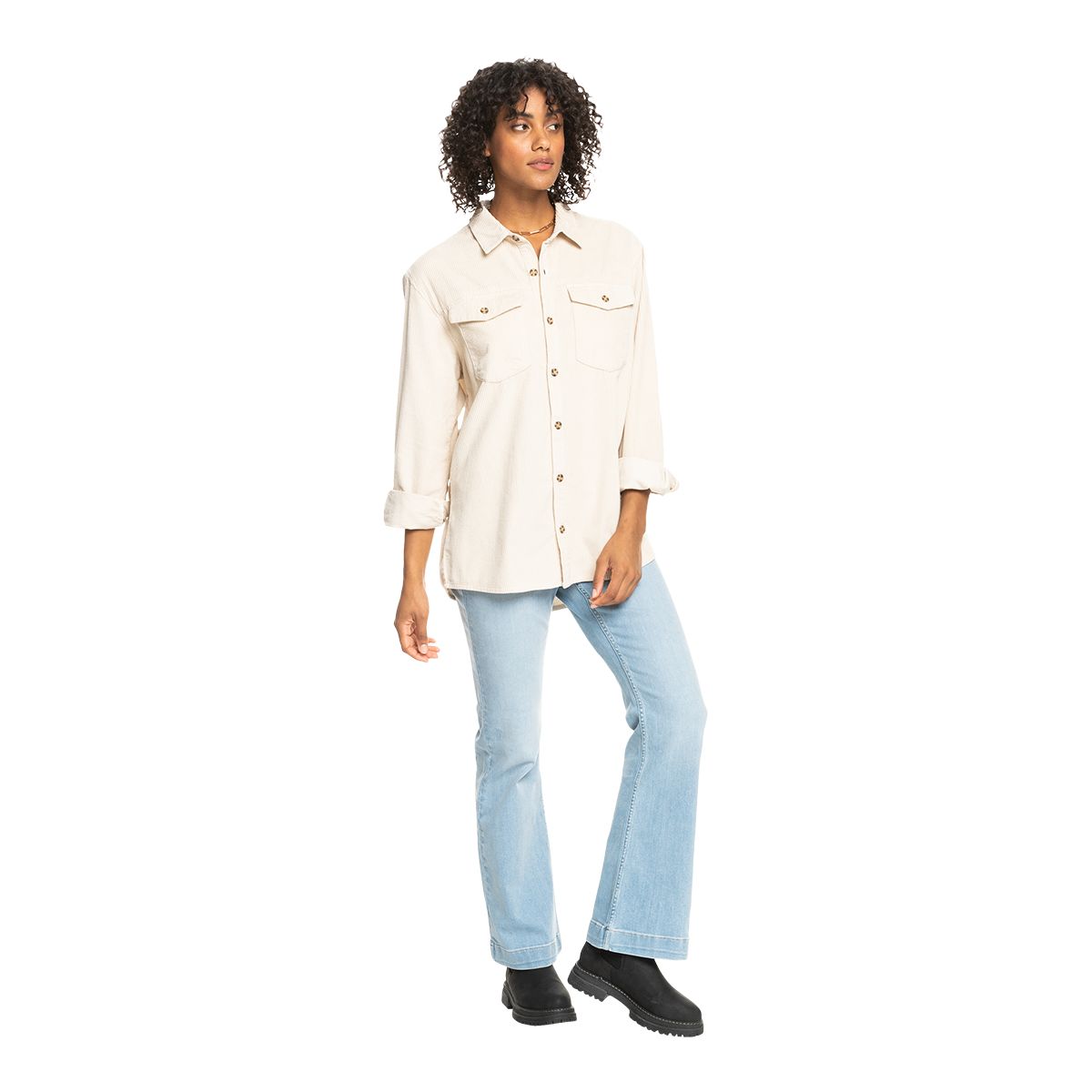 Roxy Women's Let It Go Chord Tapioca Top