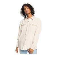 Roxy Women's Let It Go Chord Tapioca Top Front_Angled_Left