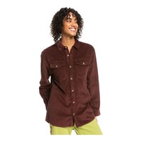 Roxy Women's Let It Go Long Sleeve Shirt Front_Flat