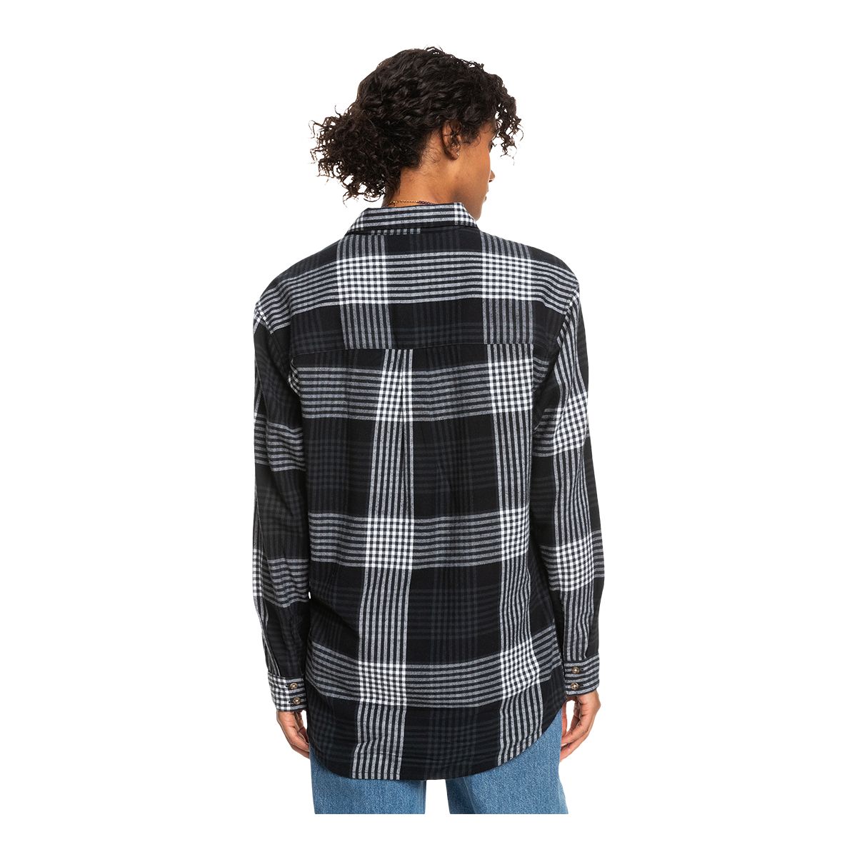 Roxy Women's Let It Go Flannel Sweatshirt