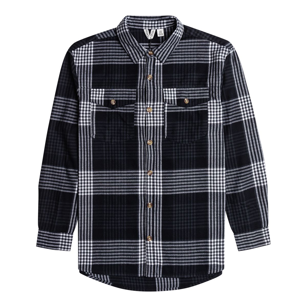 Roxy Women's Let It Go Flannel Sweatshirt