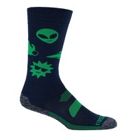 Burton Boys' Performance Midweight Ski Socks Side_Right