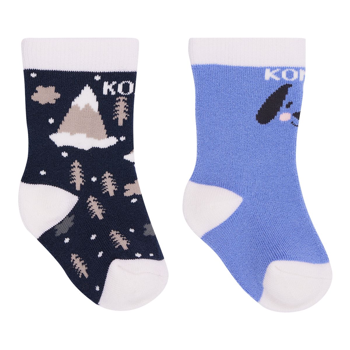Image of Kombi Infant Boy's Adorable Twin Pack Socks