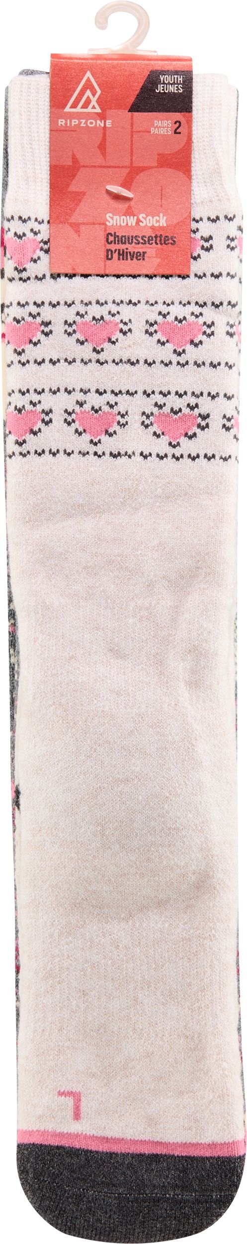 Ripzone Boys' Snow Ski Socks - 2 Pack