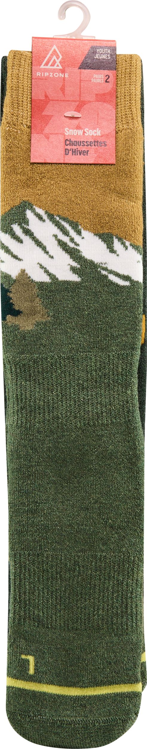 Ripzone Boys' Snow Socks - 2 Pack