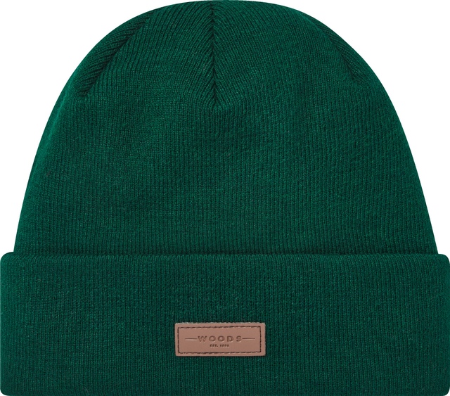 Woods Kids' Mic Cuffed Beanie Front_Flat