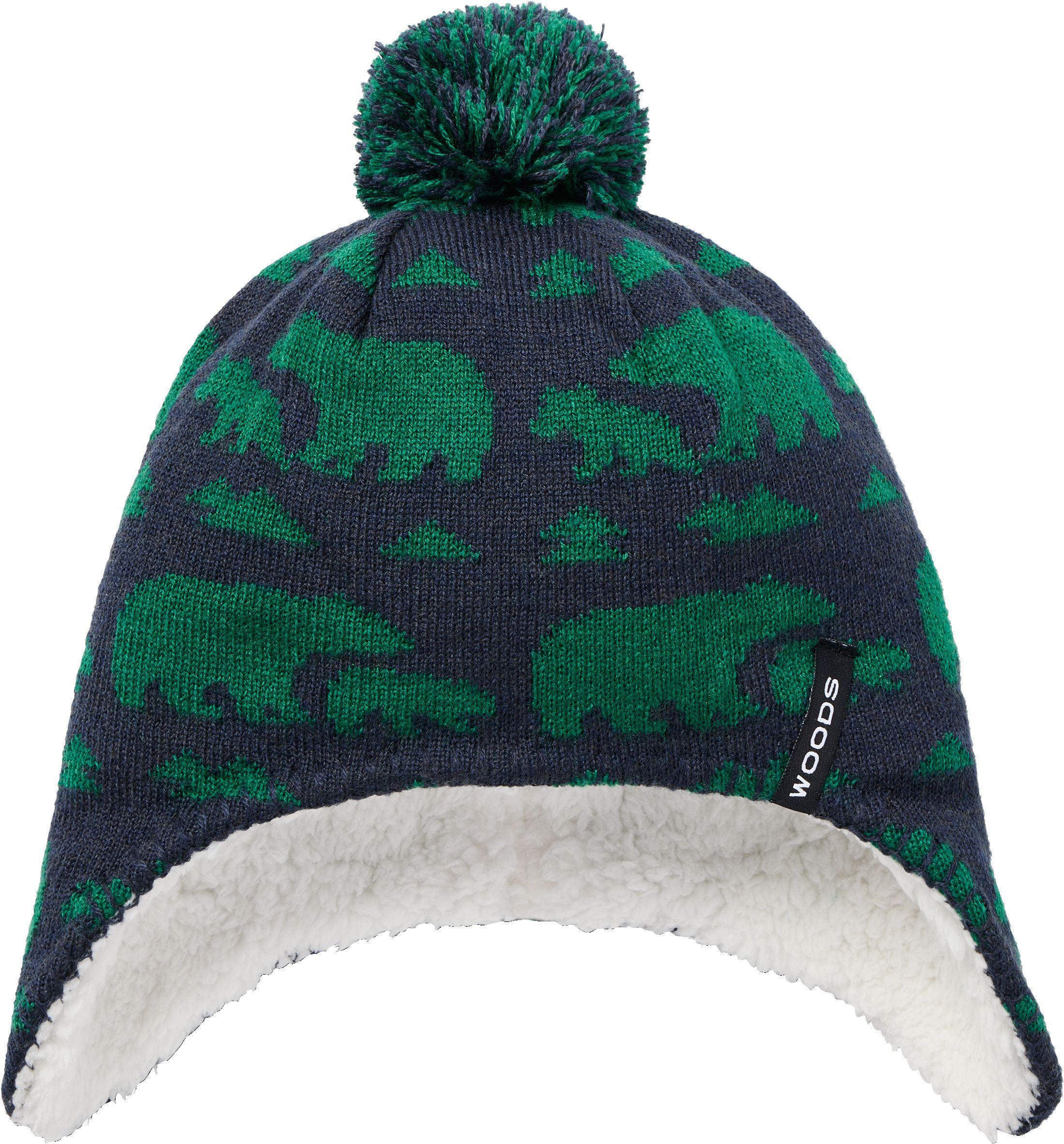 Woods Toddler Kids' Classic Pom Beanie