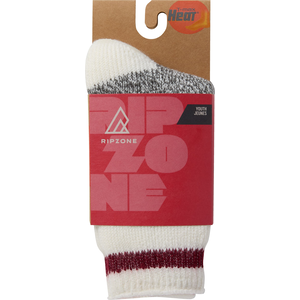 Ripzone Boys' T-MAX Brushed Heat Ski Socks