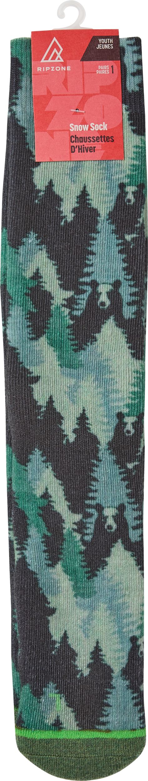 Ripzone Girls' Snow Mountain Printed Ski Socks
