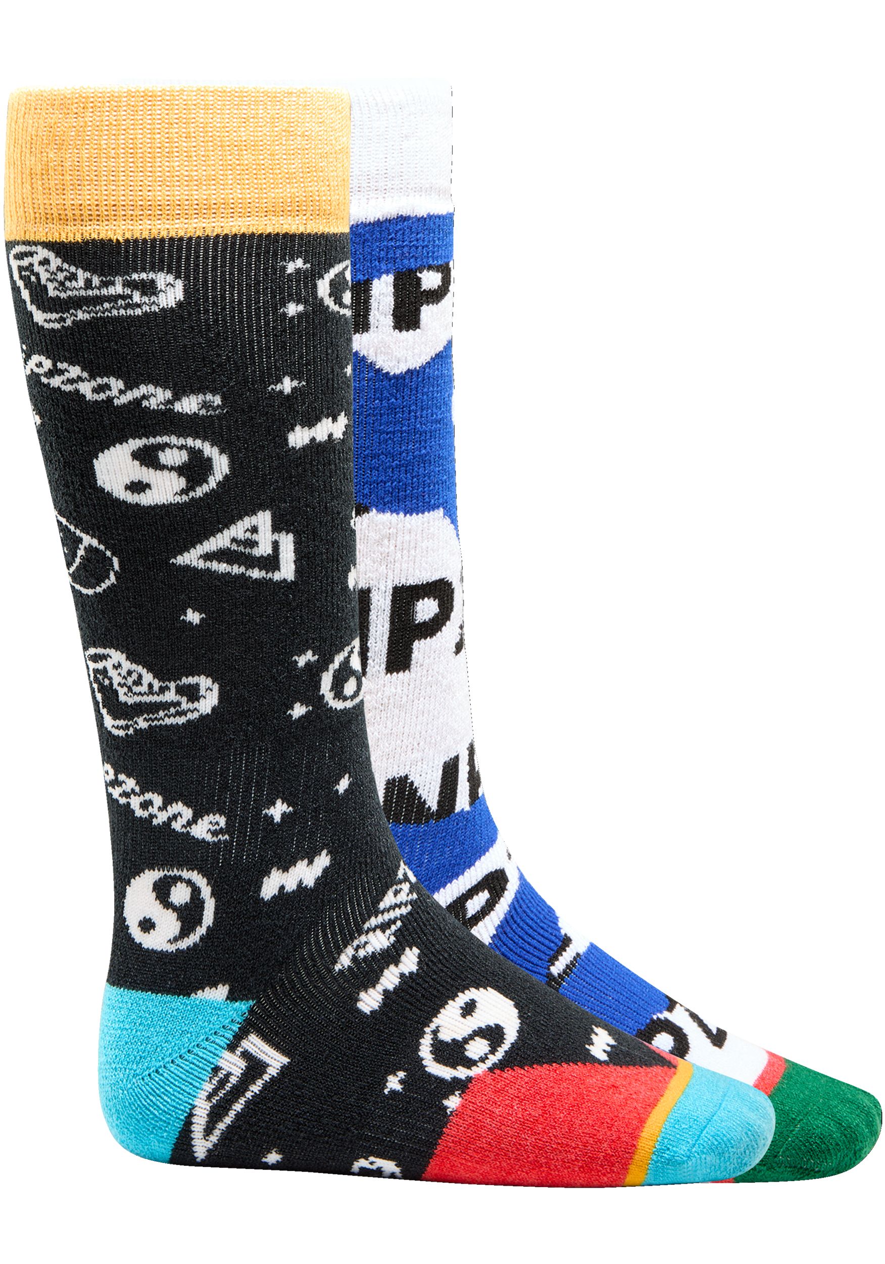 Ripzone Girls' Snow Ski Socks - 2 Pack