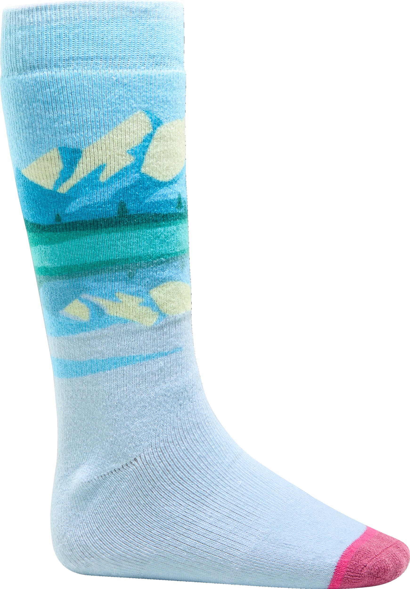 Ripzone Girls' Snow Mountain Printed Ski Socks