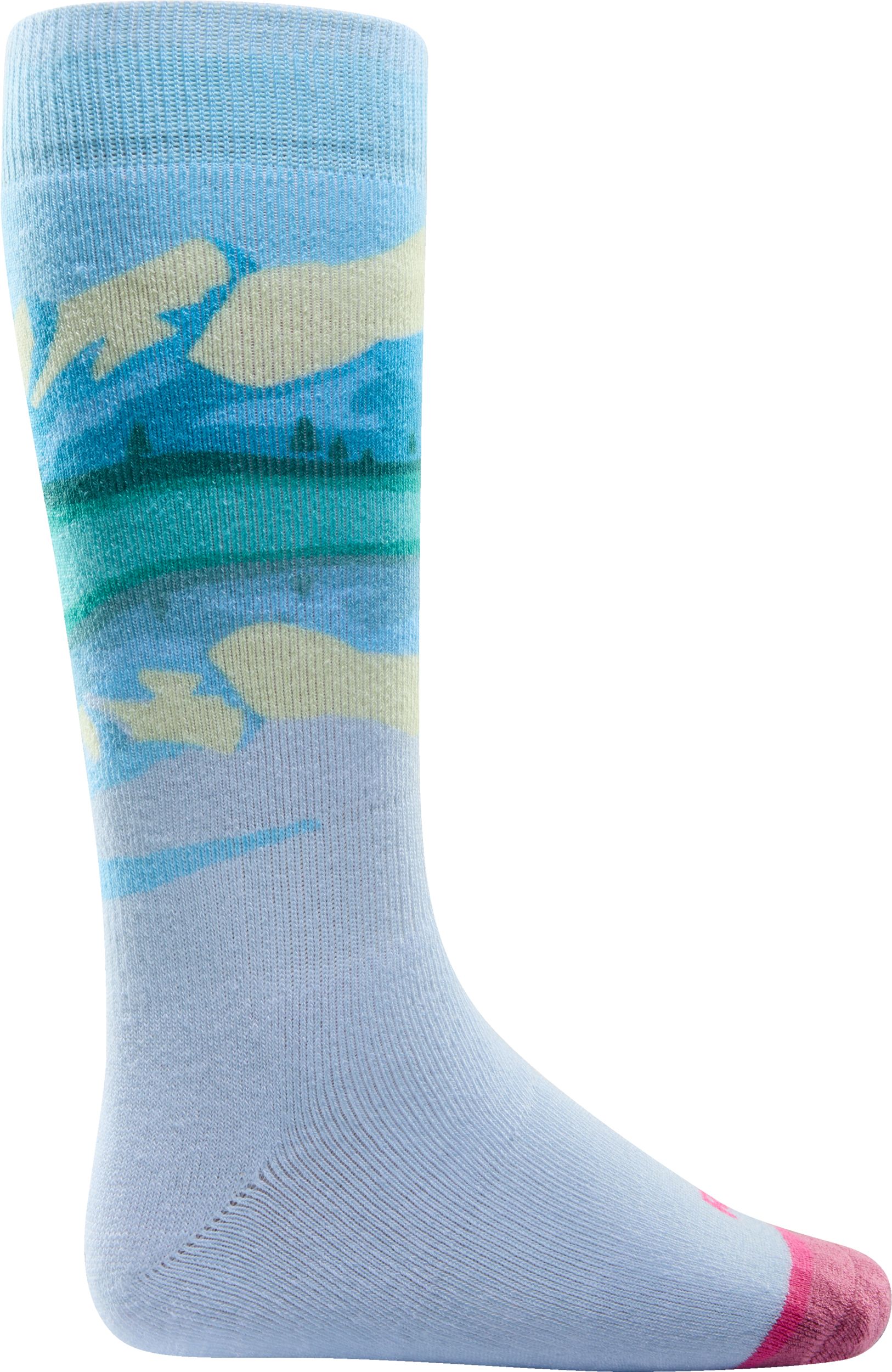 Ripzone Girls' Snow Mountain Printed Ski Socks