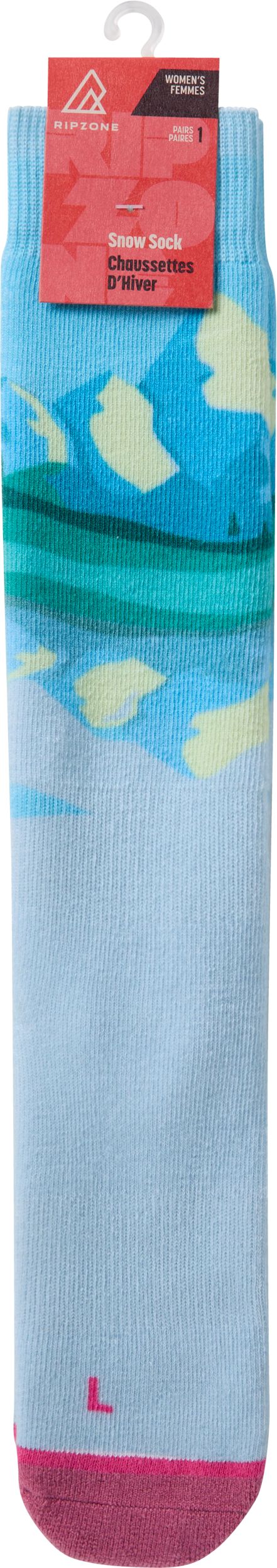 Ripzone Girls' Snow Mountain Printed Ski Socks