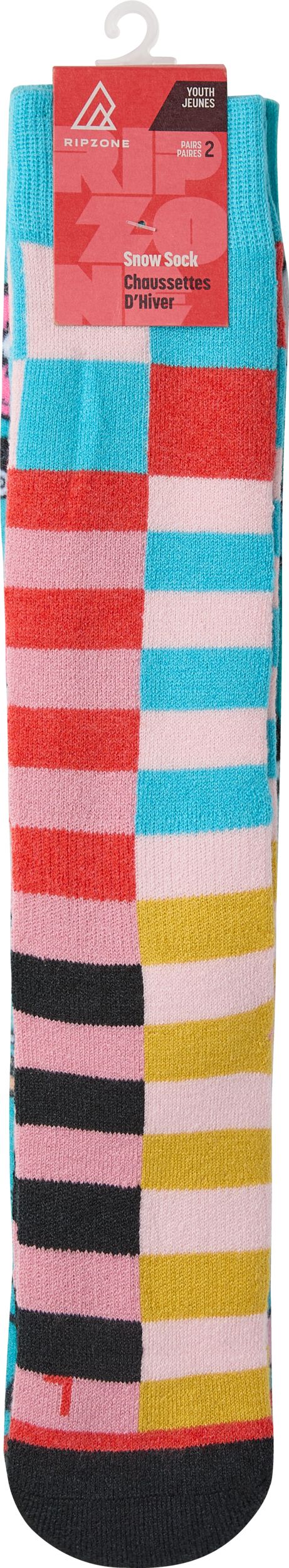 Ripzone Girls' Snow Ski Socks - 2 Pack