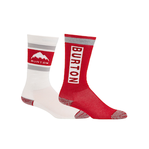 Burton Kids' Unisex Weekend Midweight Ski Socks - 2 Pack
